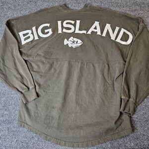 Big Island Spirit Jersey‎ Hawaii Green Size XS Longsleeve